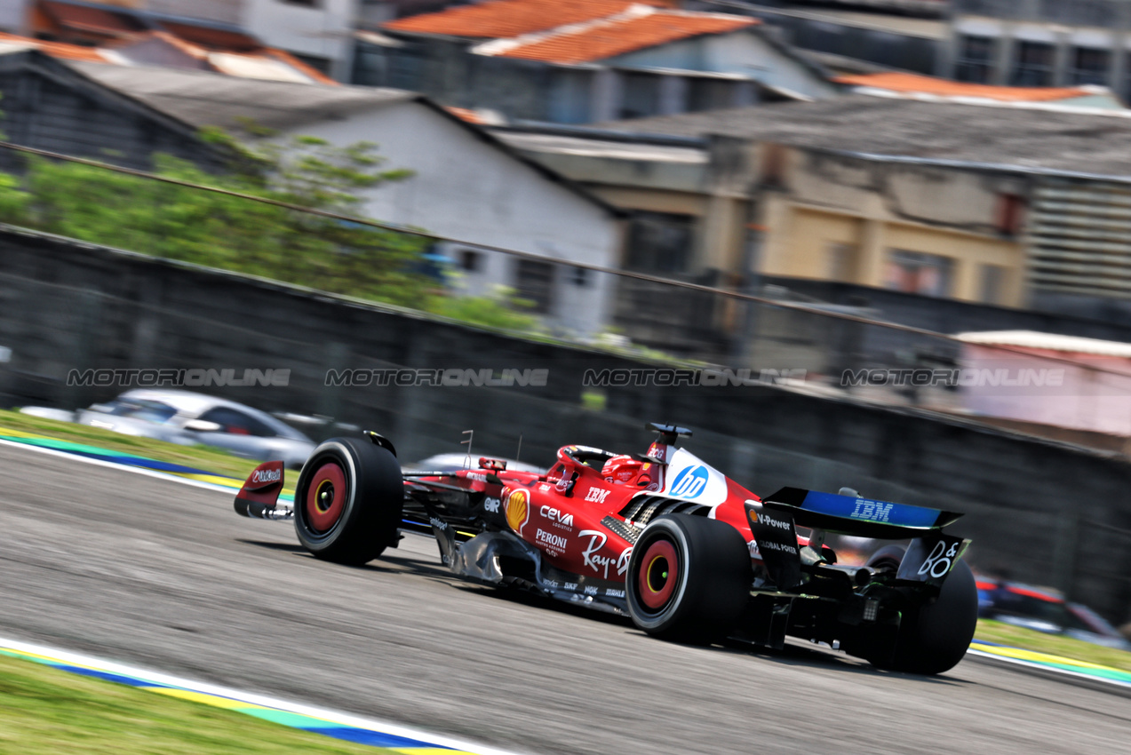 GP BRASILE, Charles Leclerc (MON) Ferrari SF-25.

07.11.2025. Formula 1 World Championship, Rd 21, Brazilian Grand Prix, Sao Paulo, Brazil, Sprint Qualifiche Day.