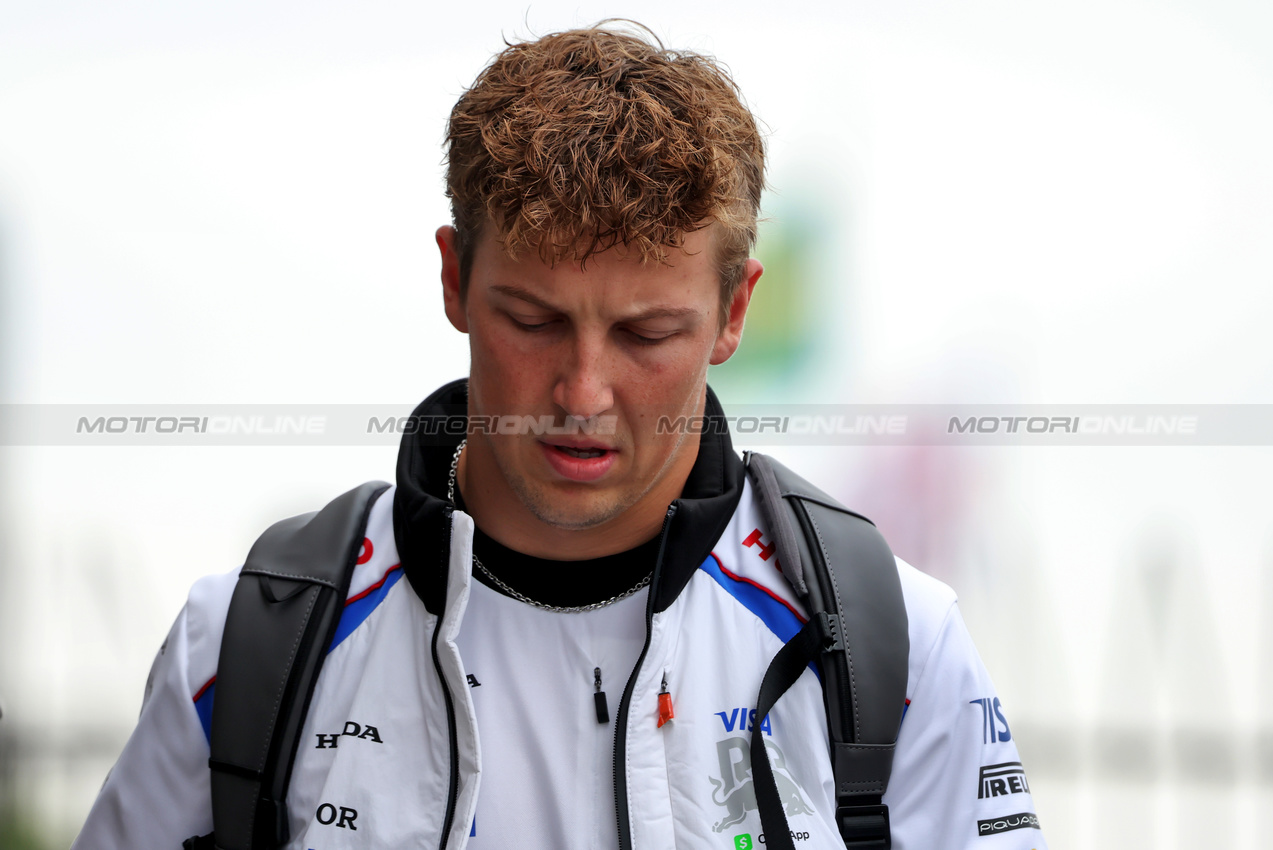 GP BRASILE, Liam Lawson (NZL) Racing Bulls.

07.11.2025. Formula 1 World Championship, Rd 21, Brazilian Grand Prix, Sao Paulo, Brazil, Sprint Qualifiche Day.

 - www.xpbimages.com, EMail: requests@xpbimages.com © Copyright: Rew / XPB Images