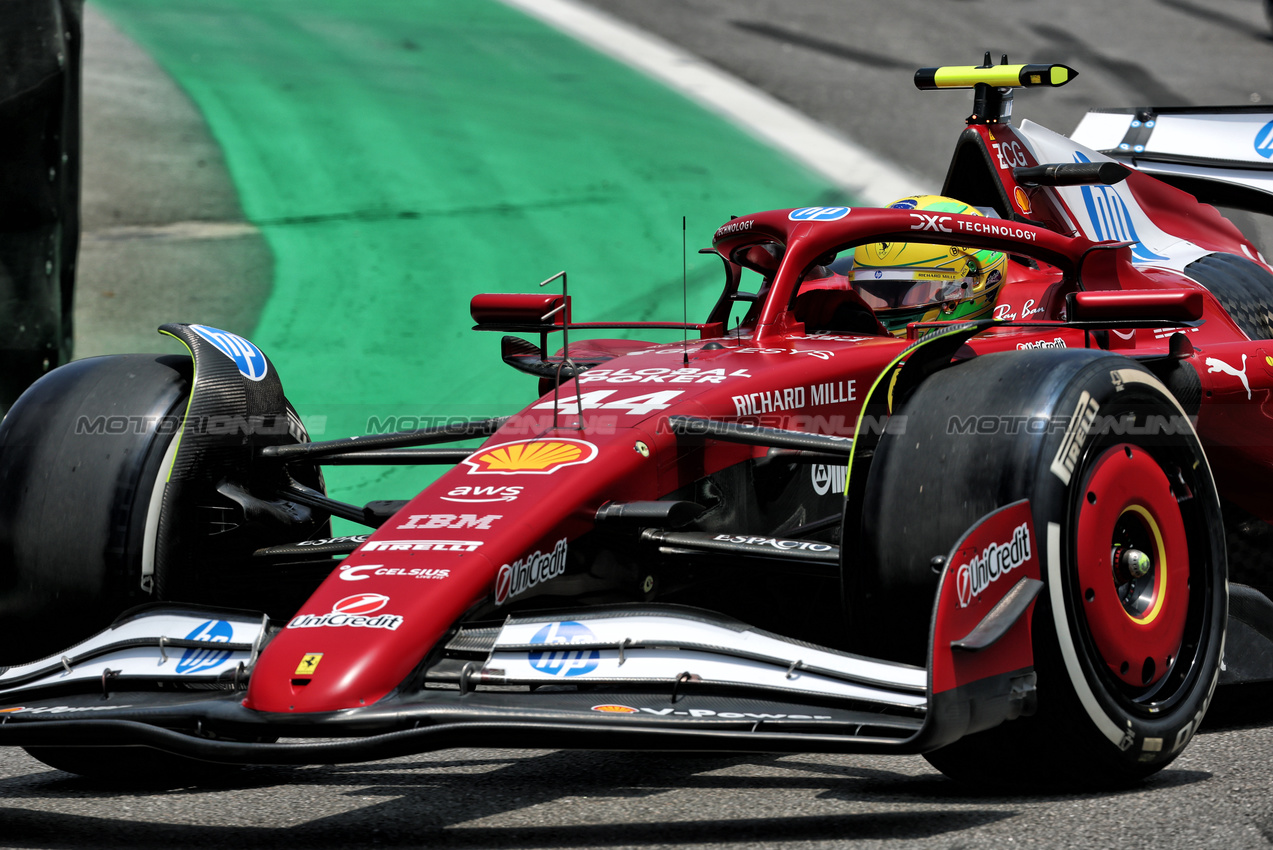 GP BRASILE, Lewis Hamilton (GBR) Ferrari SF-25.

07.11.2025. Formula 1 World Championship, Rd 21, Brazilian Grand Prix, Sao Paulo, Brazil, Sprint Qualifiche Day.

- www.xpbimages.com, EMail: requests@xpbimages.com © Copyright: Batchelor / XPB Images