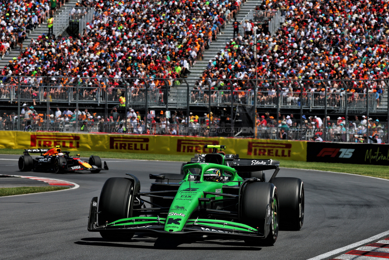 GP CANADA, Gabriel Bortoleto (BRA) Sauber C45.

15.06.2025. Formula 1 World Championship, Rd 10, Canadian Grand Prix, Montreal, Canada, Gara Day.

- www.xpbimages.com, EMail: requests@xpbimages.com © Copyright: Batchelor / XPB Images