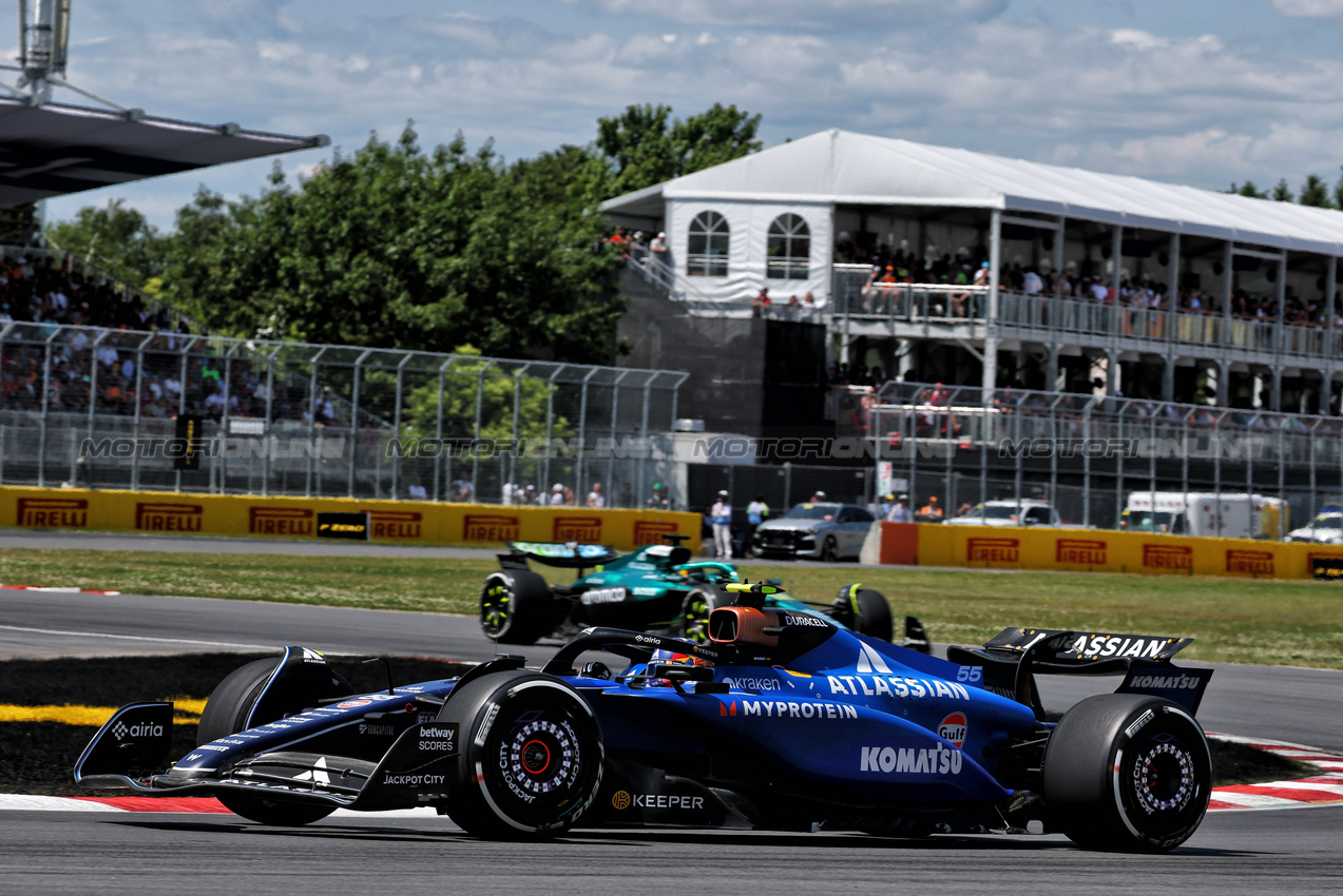 GP CANADA, Carlos Sainz (ESP) Atlassian Williams Racing FW47.

15.06.2025. Formula 1 World Championship, Rd 10, Canadian Grand Prix, Montreal, Canada, Gara Day.

- www.xpbimages.com, EMail: requests@xpbimages.com © Copyright: Batchelor / XPB Images