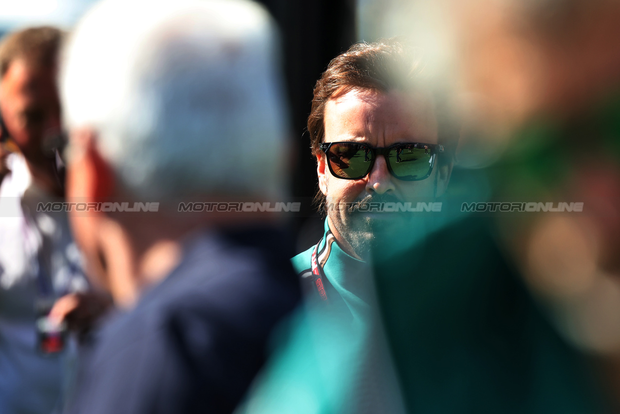 GP CANADA, Fernando Alonso (ESP) Aston Martin F1 Team.

15.06.2025. Formula 1 World Championship, Rd 10, Canadian Grand Prix, Montreal, Canada, Gara Day.

 - www.xpbimages.com, EMail: requests@xpbimages.com © Copyright: Rew / XPB Images