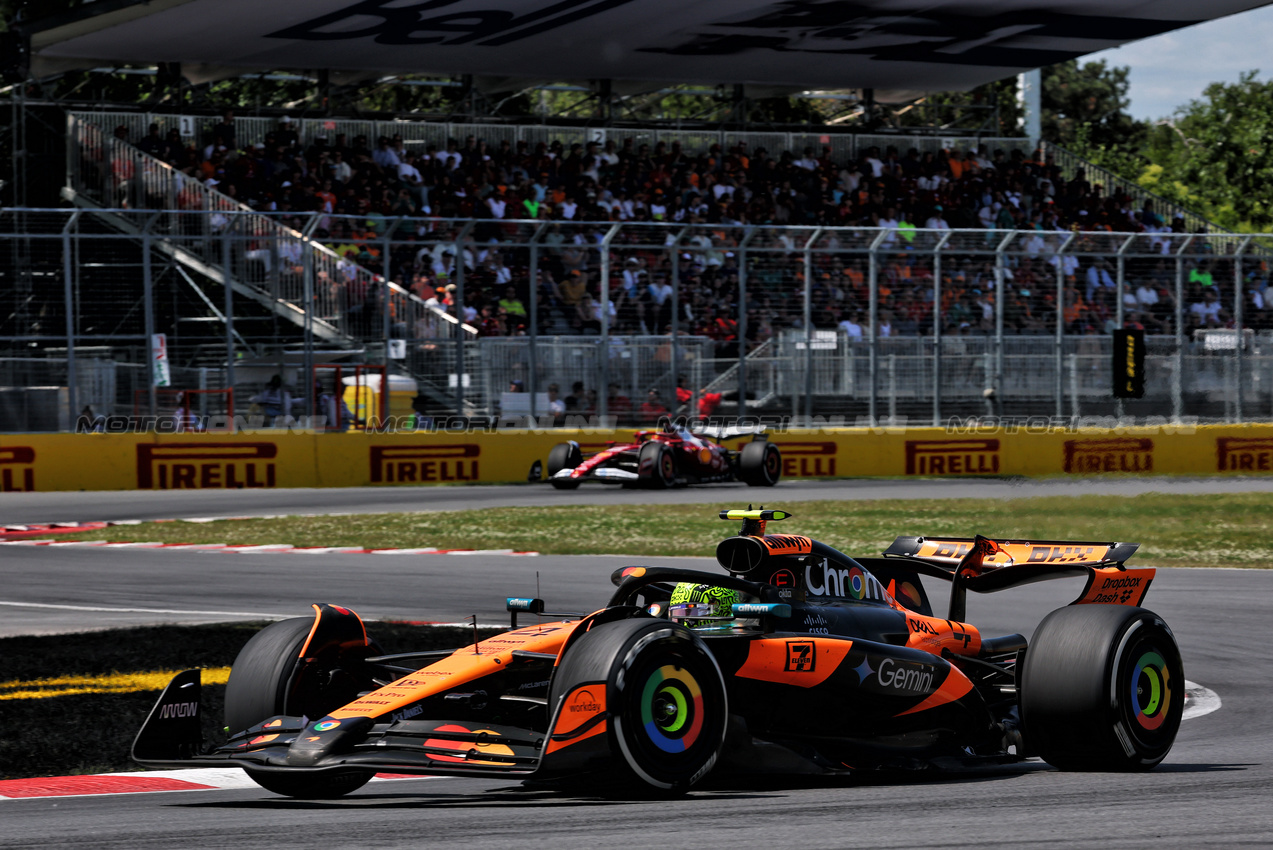 GP CANADA, Lando Norris (GBR) McLaren MCL39.

15.06.2025. Formula 1 World Championship, Rd 10, Canadian Grand Prix, Montreal, Canada, Gara Day.

- www.xpbimages.com, EMail: requests@xpbimages.com © Copyright: Batchelor / XPB Images