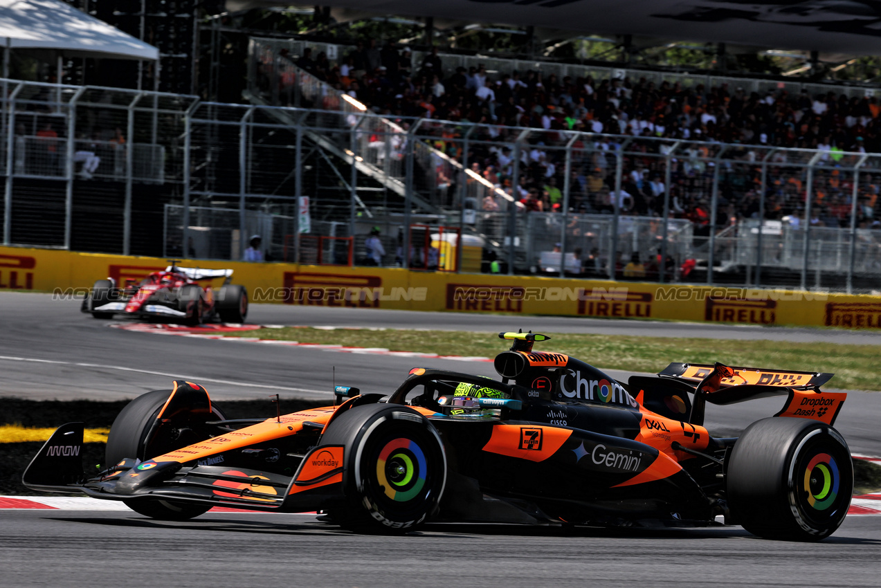 GP CANADA, Lando Norris (GBR) McLaren MCL39.

15.06.2025. Formula 1 World Championship, Rd 10, Canadian Grand Prix, Montreal, Canada, Gara Day.

- www.xpbimages.com, EMail: requests@xpbimages.com © Copyright: Batchelor / XPB Images