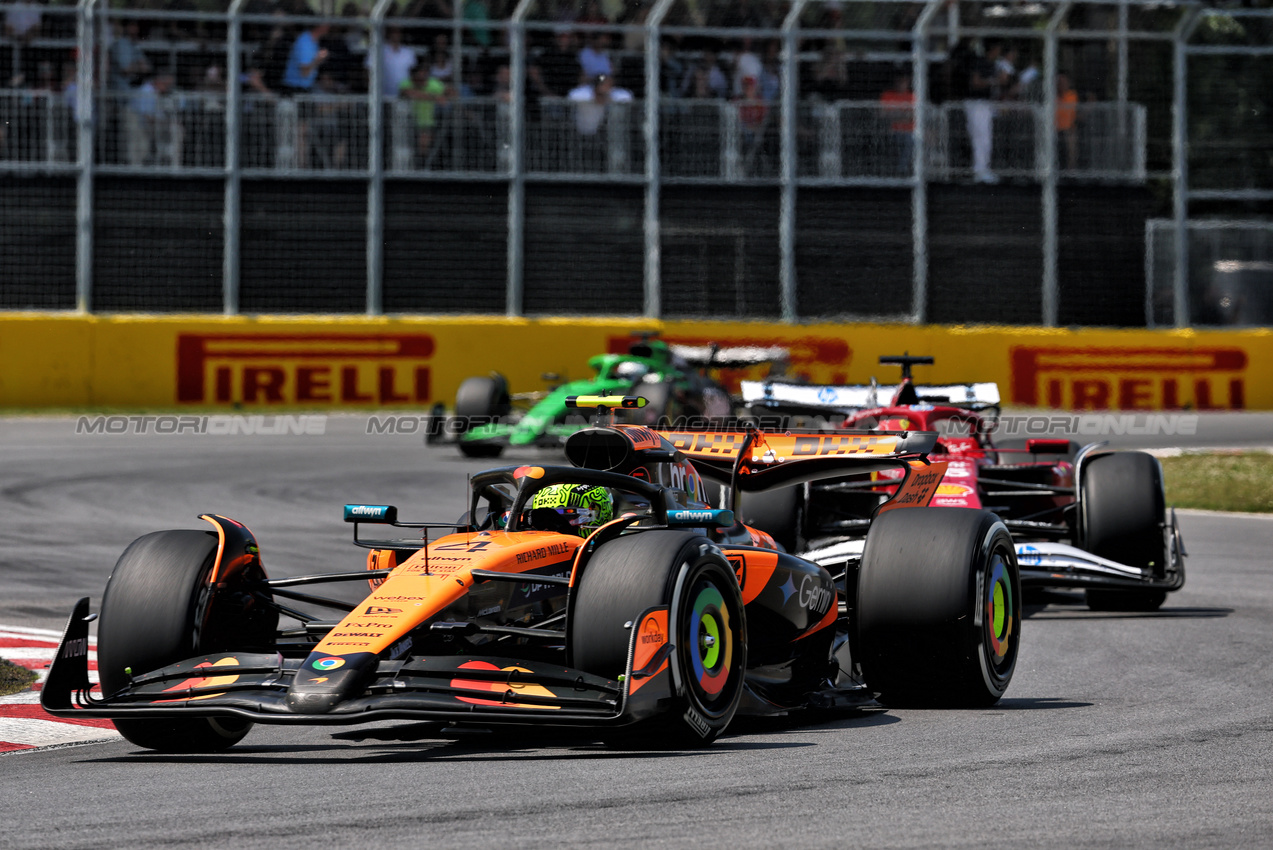 GP CANADA, Lando Norris (GBR) McLaren MCL39.

15.06.2025. Formula 1 World Championship, Rd 10, Canadian Grand Prix, Montreal, Canada, Gara Day.

- www.xpbimages.com, EMail: requests@xpbimages.com © Copyright: Batchelor / XPB Images