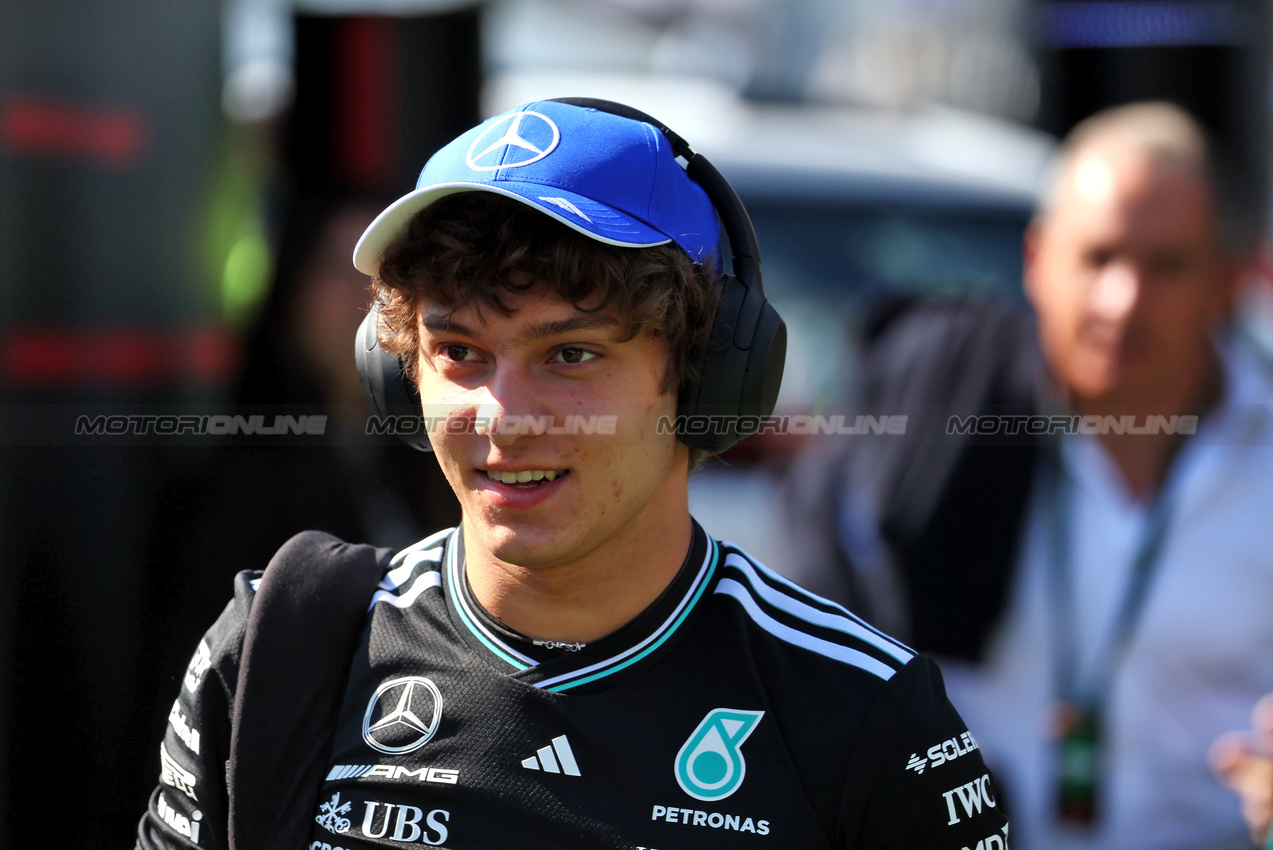 GP CANADA, Andrea Kimi Antonelli (ITA) Mercedes AMG F1.

15.06.2025. Formula 1 World Championship, Rd 10, Canadian Grand Prix, Montreal, Canada, Gara Day.

 - www.xpbimages.com, EMail: requests@xpbimages.com © Copyright: Rew / XPB Images