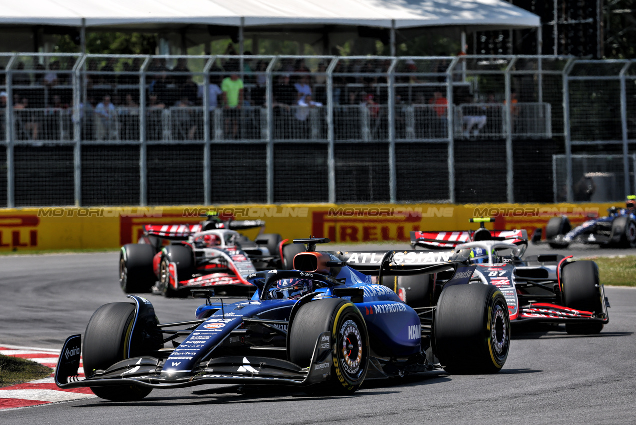 GP CANADA, Alexander Albon (THA) Atlassian Williams Racing FW47.

15.06.2025. Formula 1 World Championship, Rd 10, Canadian Grand Prix, Montreal, Canada, Gara Day.

- www.xpbimages.com, EMail: requests@xpbimages.com © Copyright: Batchelor / XPB Images