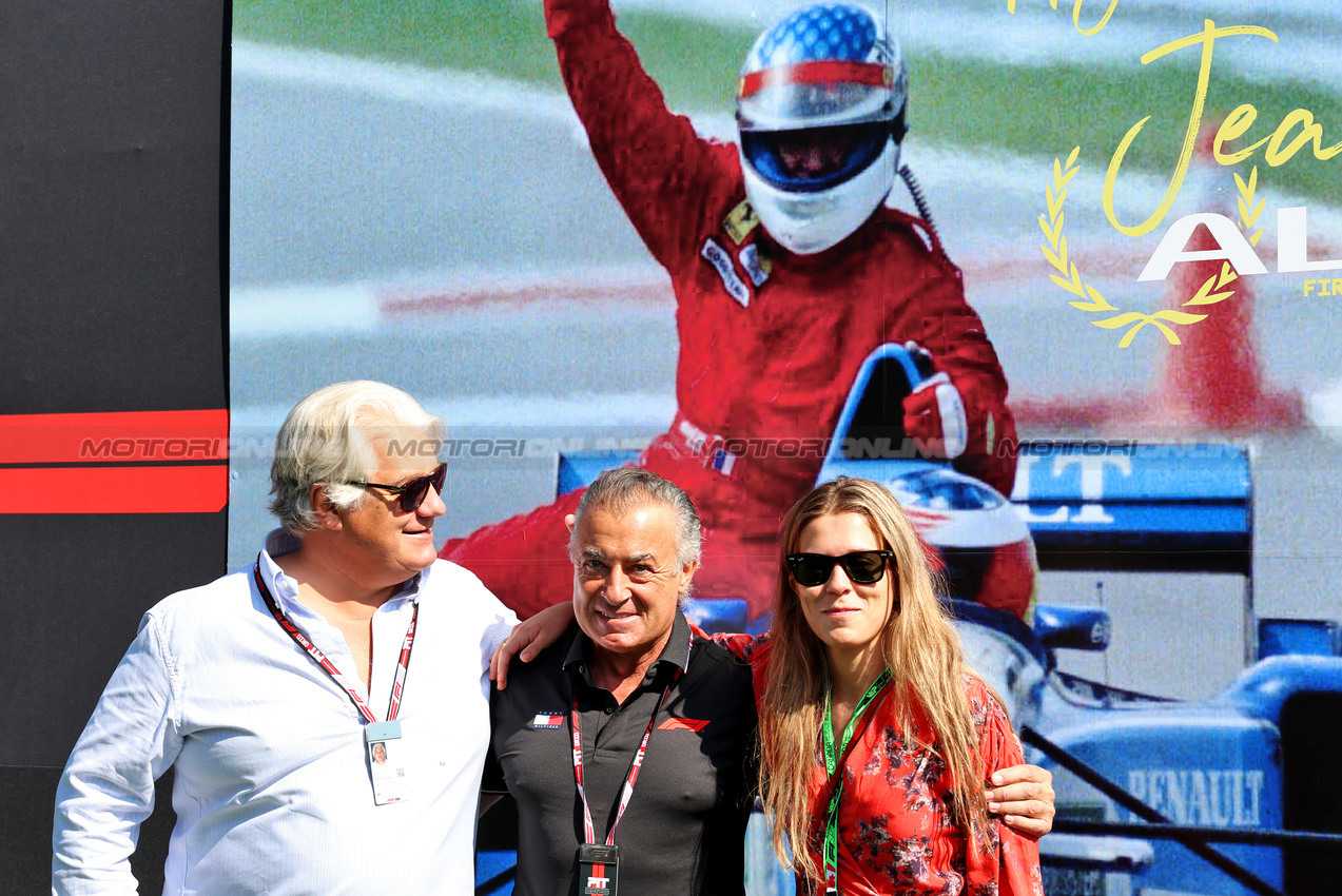 GP CANADA, Jean Alesi (FRA) (Centre).

15.06.2025. Formula 1 World Championship, Rd 10, Canadian Grand Prix, Montreal, Canada, Gara Day.

 - www.xpbimages.com, EMail: requests@xpbimages.com © Copyright: Rew / XPB Images