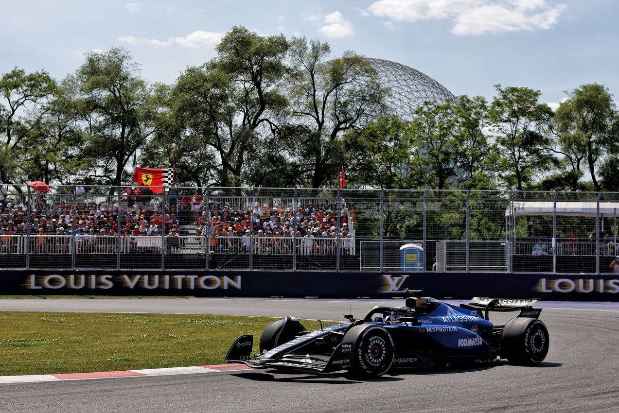 GP CANADA, Alexander Albon (THA) Atlassian Williams Racing FW47.

15.06.2025. Formula 1 World Championship, Rd 10, Canadian Grand Prix, Montreal, Canada, Gara Day.

 - www.xpbimages.com, EMail: requests@xpbimages.com © Copyright: Rew / XPB Images