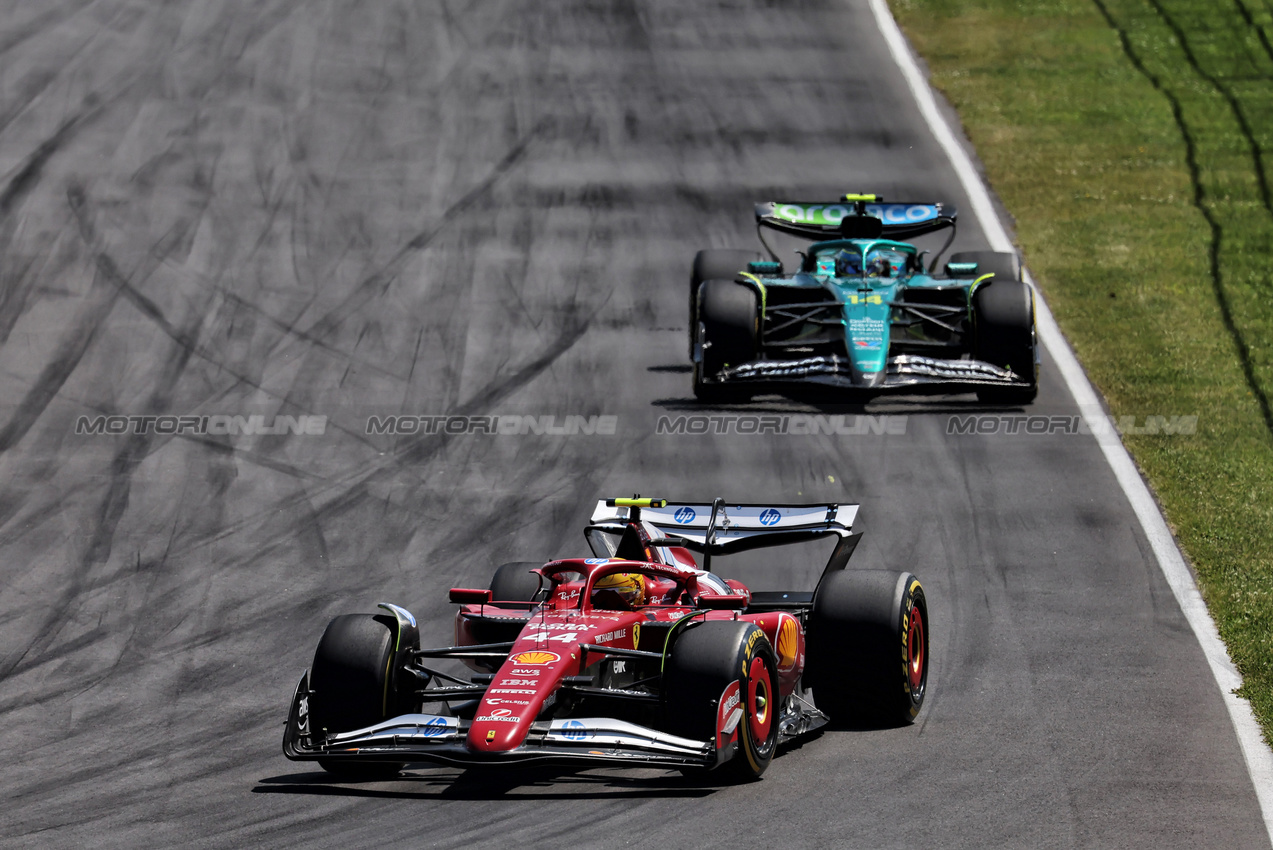 GP CANADA, Lewis Hamilton (GBR) Ferrari SF-25.

15.06.2025. Formula 1 World Championship, Rd 10, Canadian Grand Prix, Montreal, Canada, Gara Day.

 - www.xpbimages.com, EMail: requests@xpbimages.com © Copyright: Rew / XPB Images