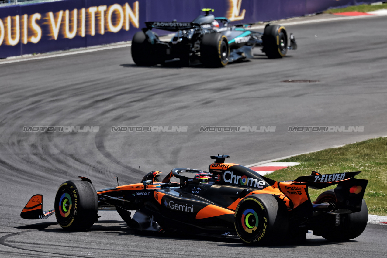 GP CANADA, Oscar Piastri (AUS) McLaren MCL39.

15.06.2025. Formula 1 World Championship, Rd 10, Canadian Grand Prix, Montreal, Canada, Gara Day.

 - www.xpbimages.com, EMail: requests@xpbimages.com © Copyright: Rew / XPB Images