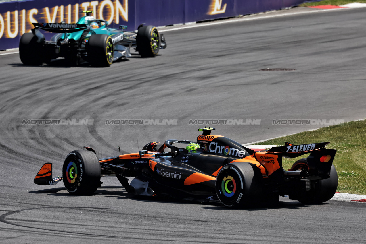 GP CANADA, Lando Norris (GBR) McLaren MCL39.

15.06.2025. Formula 1 World Championship, Rd 10, Canadian Grand Prix, Montreal, Canada, Gara Day.

 - www.xpbimages.com, EMail: requests@xpbimages.com © Copyright: Rew / XPB Images