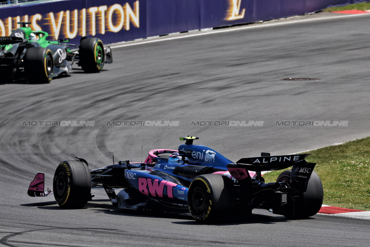 GP CANADA, Franco Colapinto (ARG) Alpine F1 Team A525.

15.06.2025. Formula 1 World Championship, Rd 10, Canadian Grand Prix, Montreal, Canada, Gara Day.

 - www.xpbimages.com, EMail: requests@xpbimages.com © Copyright: Rew / XPB Images