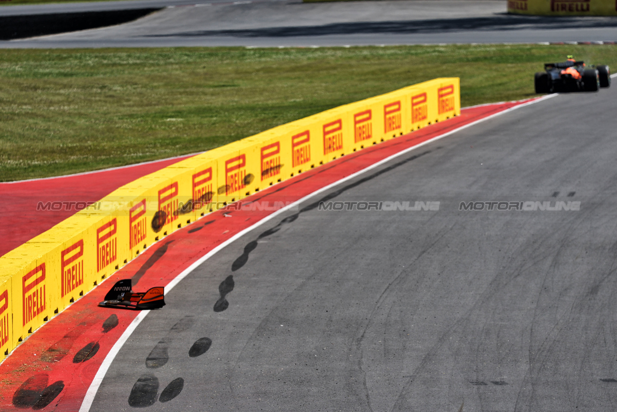 GP CANADA, Lando Norris (GBR) McLaren MCL39 crashed out of the race.

15.06.2025. Formula 1 World Championship, Rd 10, Canadian Grand Prix, Montreal, Canada, Gara Day.

- www.xpbimages.com, EMail: requests@xpbimages.com © Copyright: Batchelor / XPB Images