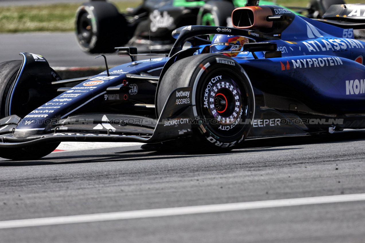 GP CANADA, Carlos Sainz (ESP) Atlassian Williams Racing FW47.

15.06.2025. Formula 1 World Championship, Rd 10, Canadian Grand Prix, Montreal, Canada, Gara Day.

- www.xpbimages.com, EMail: requests@xpbimages.com © Copyright: Bearne / XPB Images
