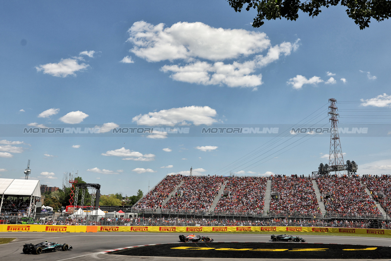 GP CANADA, George Russell (GBR) Mercedes AMG F1 W16.

15.06.2025. Formula 1 World Championship, Rd 10, Canadian Grand Prix, Montreal, Canada, Gara Day.

- www.xpbimages.com, EMail: requests@xpbimages.com © Copyright: Bearne / XPB Images