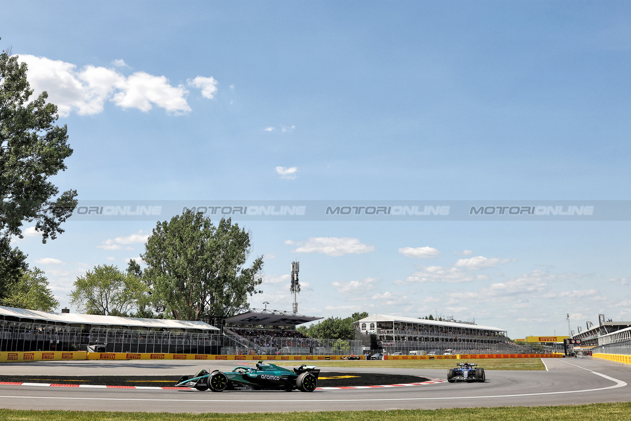 GP CANADA, Fernando Alonso (ESP) Aston Martin F1 Team AMR25.

15.06.2025. Formula 1 World Championship, Rd 10, Canadian Grand Prix, Montreal, Canada, Gara Day.

- www.xpbimages.com, EMail: requests@xpbimages.com © Copyright: Bearne / XPB Images