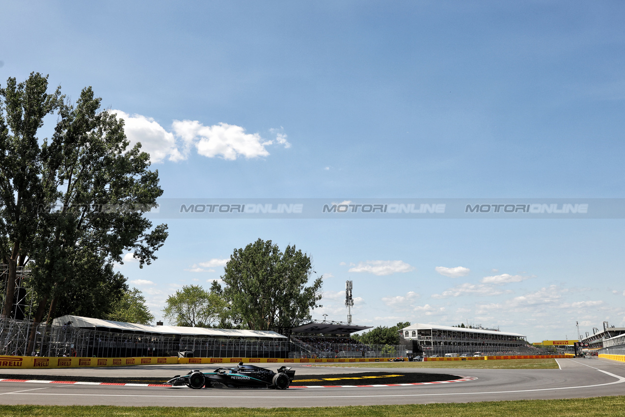 GP CANADA, George Russell (GBR) Mercedes AMG F1 W16.

15.06.2025. Formula 1 World Championship, Rd 10, Canadian Grand Prix, Montreal, Canada, Gara Day.

- www.xpbimages.com, EMail: requests@xpbimages.com © Copyright: Bearne / XPB Images