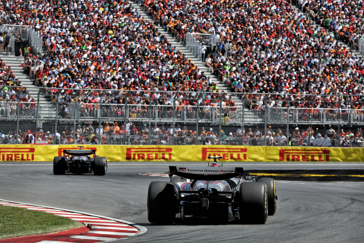 GP CANADA, Oliver Bearman (GBR) Haas VF-25.

15.06.2025. Formula 1 World Championship, Rd 10, Canadian Grand Prix, Montreal, Canada, Gara Day.

- www.xpbimages.com, EMail: requests@xpbimages.com © Copyright: Bearne / XPB Images