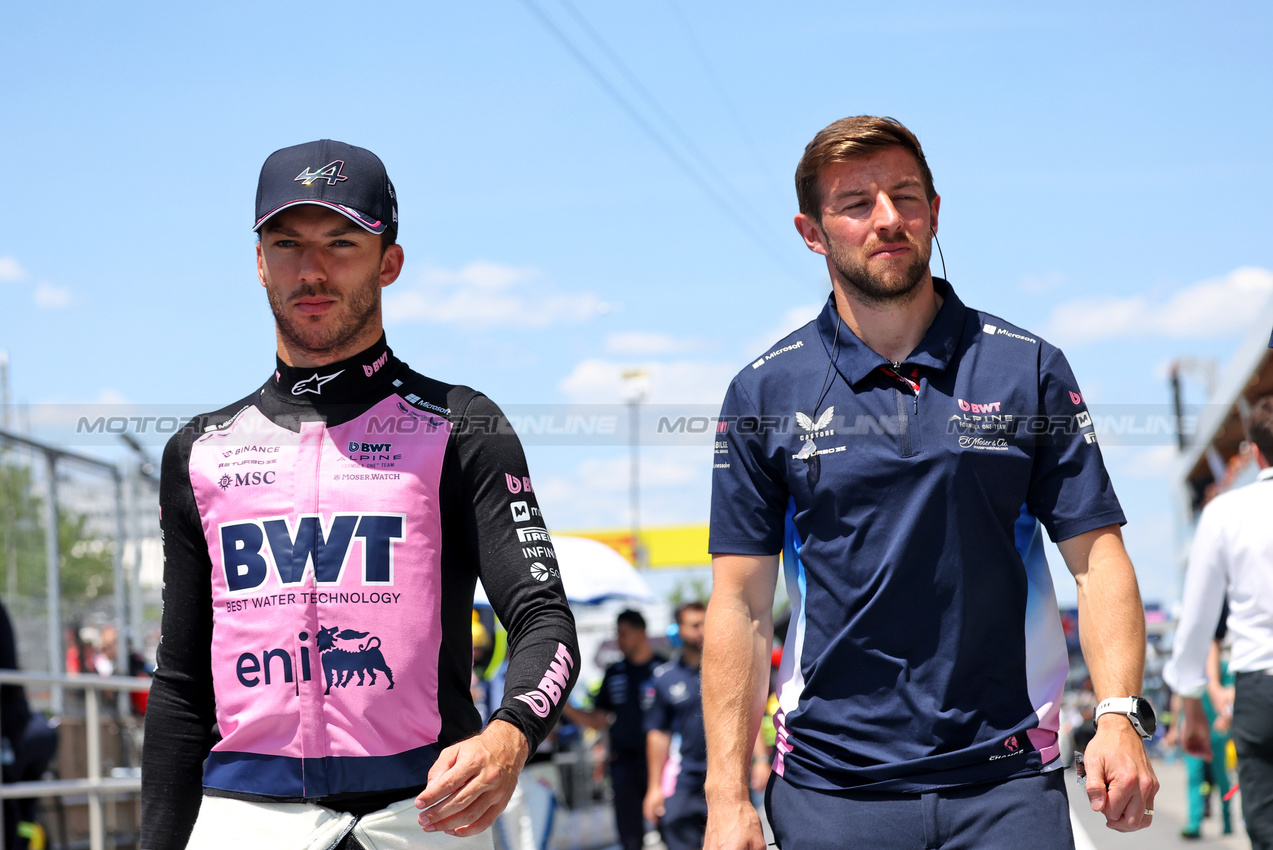 GP CANADA, Pierre Gasly (FRA) Alpine F1 Team on the grid.

15.06.2025. Formula 1 World Championship, Rd 10, Canadian Grand Prix, Montreal, Canada, Gara Day.

- www.xpbimages.com, EMail: requests@xpbimages.com © Copyright: Bearne / XPB Images