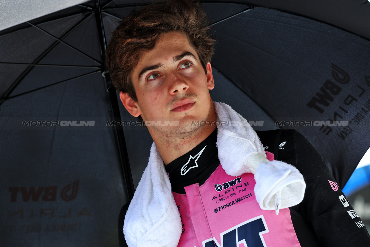 GP CANADA, Franco Colapinto (ARG) Alpine F1 Team on the grid.

15.06.2025. Formula 1 World Championship, Rd 10, Canadian Grand Prix, Montreal, Canada, Gara Day.

- www.xpbimages.com, EMail: requests@xpbimages.com © Copyright: Bearne / XPB Images