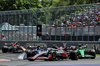 GP CANADA, Carlos Sainz (ESP) Atlassian Williams Racing FW47 locks up under braking behind Oliver Bearman (GBR) Haas VF-25.

15.06.2025. Formula 1 World Championship, Rd 10, Canadian Grand Prix, Montreal, Canada, Gara Day.

 - www.xpbimages.com, EMail: requests@xpbimages.com © Copyright: Rew / XPB Images
