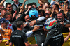 GP CANADA, (L to R): Gara winner George Russell (GBR) Mercedes AMG F1 e third placed team mate Andrea Kimi Antonelli (ITA) Mercedes AMG F1 celebrate in parc ferme.

15.06.2025. Formula 1 World Championship, Rd 10, Canadian Grand Prix, Montreal, Canada, Gara Day.

- www.xpbimages.com, EMail: requests@xpbimages.com © Copyright: Batchelor / XPB Images