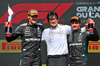GP CANADA, (L to R): Gara winner George Russell (GBR) Mercedes AMG F1 celebrates on the podium with second placed Andrea Kimi Antonelli (ITA) Mercedes AMG F1.

15.06.2025. Formula 1 World Championship, Rd 10, Canadian Grand Prix, Montreal, Canada, Gara Day.

- www.xpbimages.com, EMail: requests@xpbimages.com © Copyright: Batchelor / XPB Images