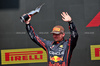 GP CANADA, Max Verstappen (NLD) Red Bull Racing celebrates his second position on the podium.

15.06.2025. Formula 1 World Championship, Rd 10, Canadian Grand Prix, Montreal, Canada, Gara Day.

- www.xpbimages.com, EMail: requests@xpbimages.com © Copyright: Batchelor / XPB Images