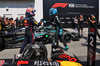 GP CANADA, Gara winner George Russell (GBR) Mercedes AMG F1 W16 celebrates in parc ferme with second placed Max Verstappen (NLD) Red Bull Racing.

15.06.2025. Formula 1 World Championship, Rd 10, Canadian Grand Prix, Montreal, Canada, Gara Day.

 - www.xpbimages.com, EMail: requests@xpbimages.com © Copyright: Rew / XPB Images