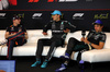 GP CANADA, (L to R): Max Verstappen (NLD) Red Bull Racing; George Russell (GBR) Mercedes AMG F1; e Andrea Kimi Antonelli (ITA) Mercedes AMG F1, in the post race FIA Press Conference.

15.06.2025. Formula 1 World Championship, Rd 10, Canadian Grand Prix, Montreal, Canada, Gara Day.

 - www.xpbimages.com, EMail: requests@xpbimages.com © Copyright: Rew / XPB Images