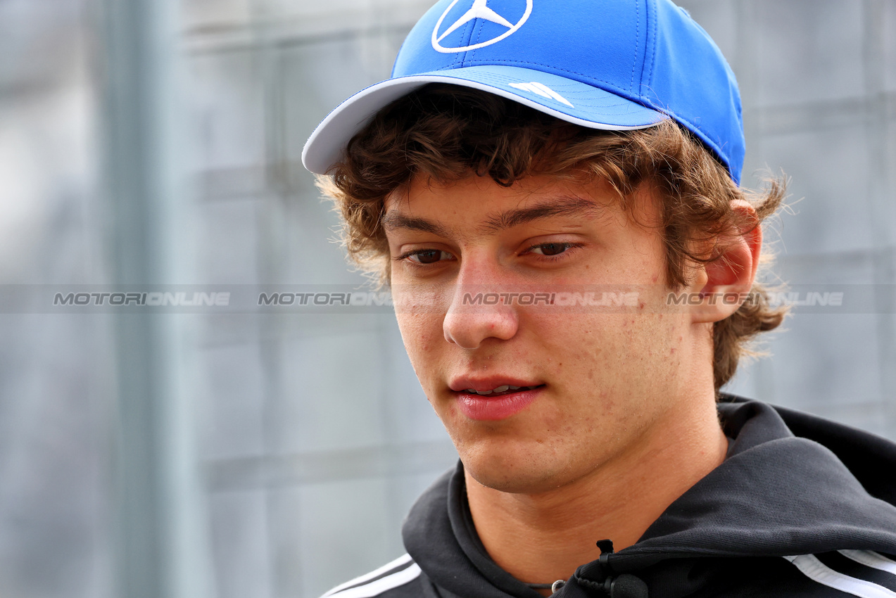 GP CANADA, Andrea Kimi Antonelli (ITA) Mercedes AMG F1.

12.06.2025. Formula 1 World Championship, Rd 10, Canadian Grand Prix, Montreal, Canada, Preparation Day.

- www.xpbimages.com, EMail: requests@xpbimages.com © Copyright: Batchelor / XPB Images