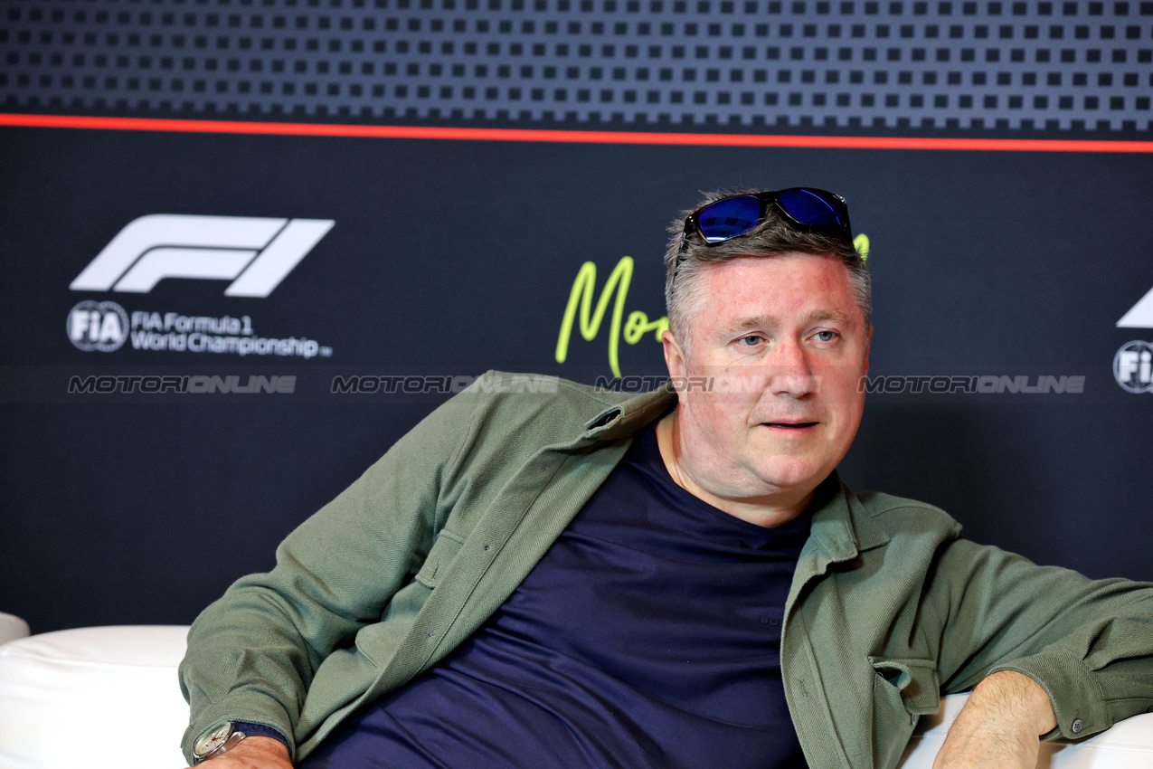 GP CANADA, David Croft (GBR) Sky Sports F1 Commentator in the FIA Press Conference.

12.06.2025. Formula 1 World Championship, Rd 10, Canadian Grand Prix, Montreal, Canada, Preparation Day.

- www.xpbimages.com, EMail: requests@xpbimages.com © Copyright: Bearne / XPB Images