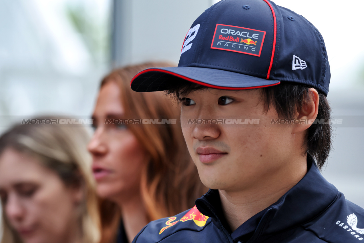 GP CANADA, Yuki Tsunoda (JPN) Red Bull Racing.

12.06.2025. Formula 1 World Championship, Rd 10, Canadian Grand Prix, Montreal, Canada, Preparation Day.

 - www.xpbimages.com, EMail: requests@xpbimages.com © Copyright: Rew / XPB Images