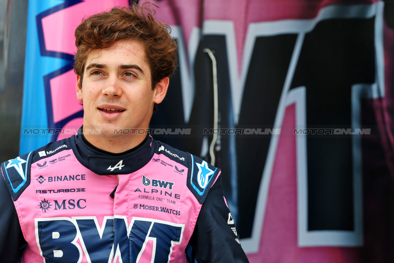 GP CANADA, Franco Colapinto (ARG) Alpine F1 Team.

12.06.2025. Formula 1 World Championship, Rd 10, Canadian Grand Prix, Montreal, Canada, Preparation Day.

- www.xpbimages.com, EMail: requests@xpbimages.com © Copyright: Batchelor / XPB Images