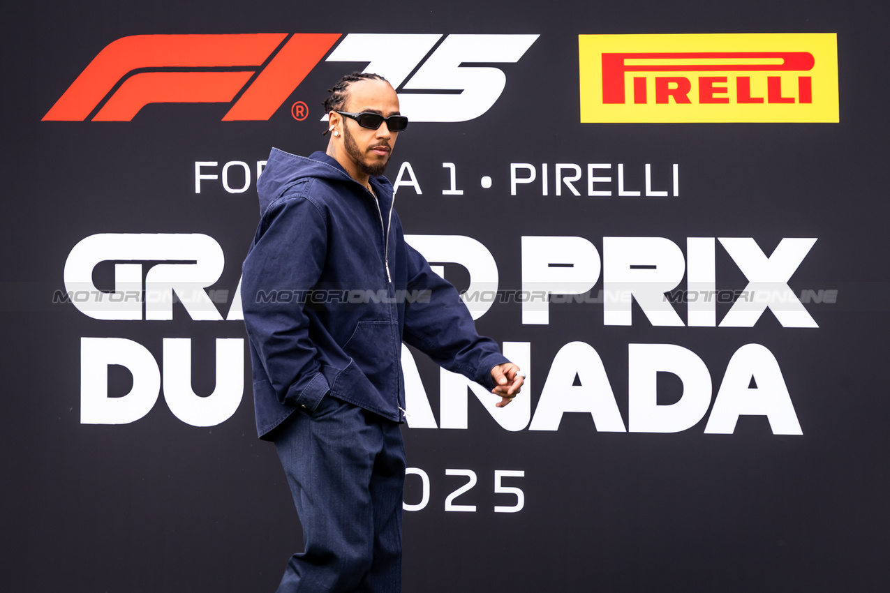 GP CANADA, Lewis Hamilton (GBR) Ferrari.

12.06.2025. Formula 1 World Championship, Rd 10, Canadian Grand Prix, Montreal, Canada, Preparation Day.

- www.xpbimages.com, EMail: requests@xpbimages.com © Copyright: Bearne / XPB Images