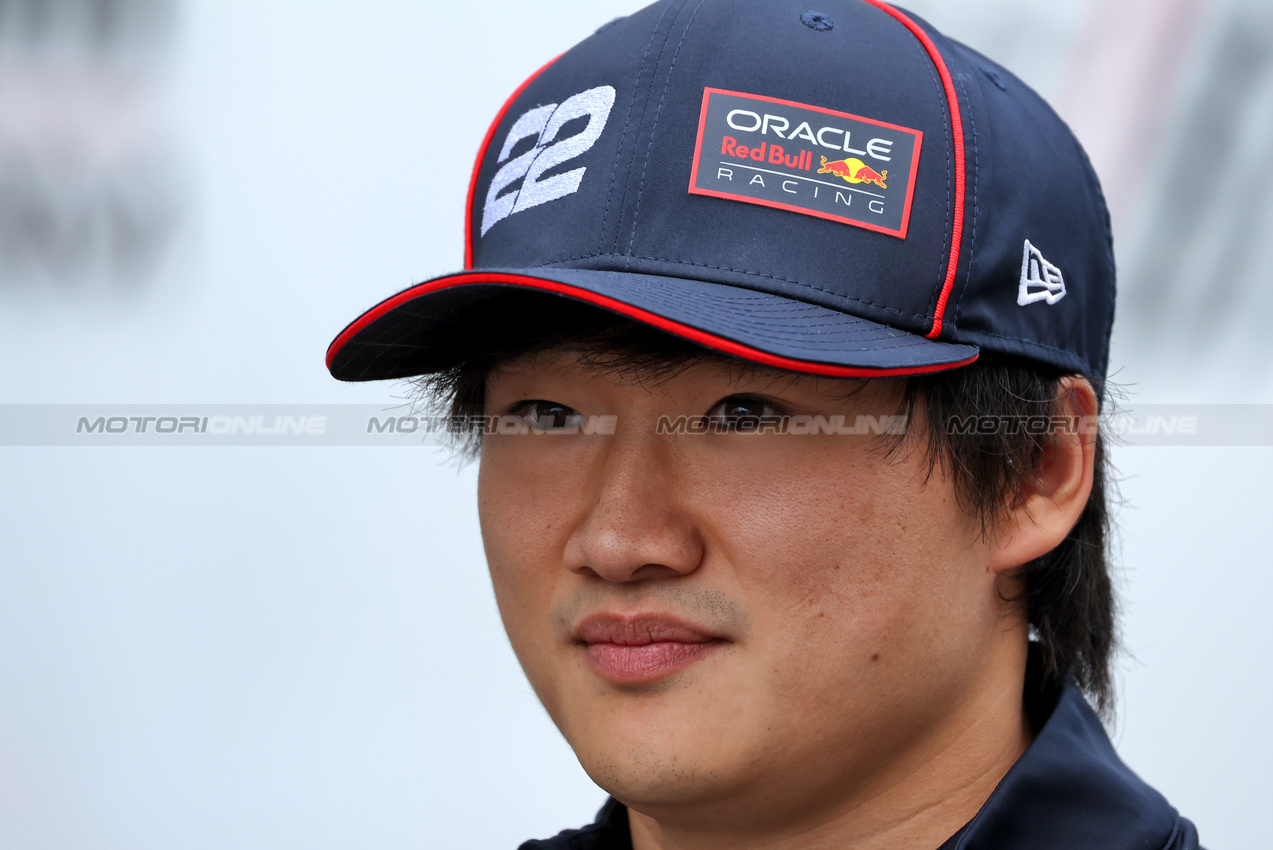 GP CANADA, Yuki Tsunoda (JPN) Red Bull Racing.

12.06.2025. Formula 1 World Championship, Rd 10, Canadian Grand Prix, Montreal, Canada, Preparation Day.

 - www.xpbimages.com, EMail: requests@xpbimages.com © Copyright: Rew / XPB Images
