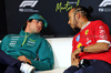 GP CANADA, (L to R): Lance Stroll (CDN) Aston Martin F1 Team e Lewis Hamilton (GBR) Ferrari in the FIA Press Conference.

12.06.2025. Formula 1 World Championship, Rd 10, Canadian Grand Prix, Montreal, Canada, Preparation Day.

- www.xpbimages.com, EMail: requests@xpbimages.com © Copyright: Bearne / XPB Images