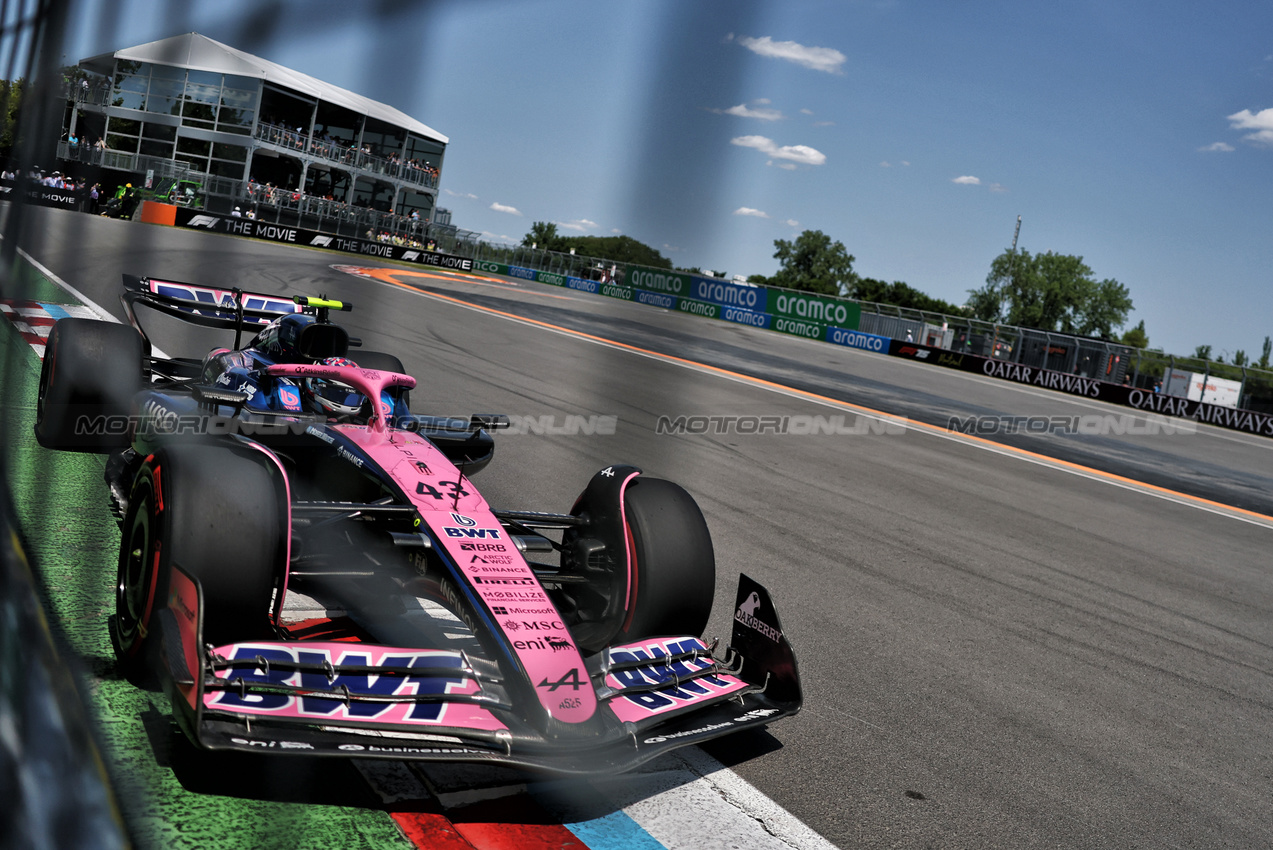 GP CANADA, Franco Colapinto (ARG) Alpine F1 Team A525.

14.06.2025. Formula 1 World Championship, Rd 10, Canadian Grand Prix, Montreal, Canada, Qualifiche Day.

- www.xpbimages.com, EMail: requests@xpbimages.com © Copyright: Charniaux / XPB Images
