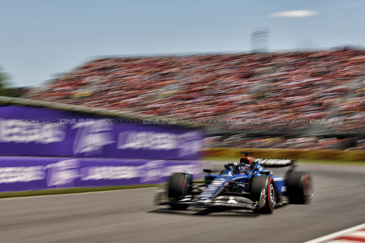 GP CANADA, Alexander Albon (THA) Atlassian Williams Racing FW47.

14.06.2025. Formula 1 World Championship, Rd 10, Canadian Grand Prix, Montreal, Canada, Qualifiche Day.

 - www.xpbimages.com, EMail: requests@xpbimages.com © Copyright: Rew / XPB Images