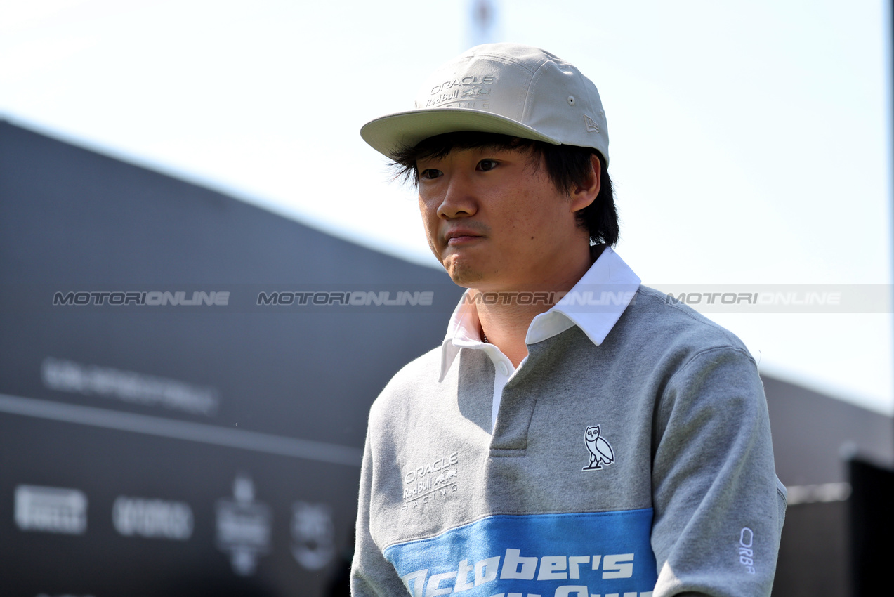 GP CANADA, Yuki Tsunoda (JPN) Red Bull Racing.

14.06.2025. Formula 1 World Championship, Rd 10, Canadian Grand Prix, Montreal, Canada, Qualifiche Day.

 - www.xpbimages.com, EMail: requests@xpbimages.com © Copyright: Rew / XPB Images