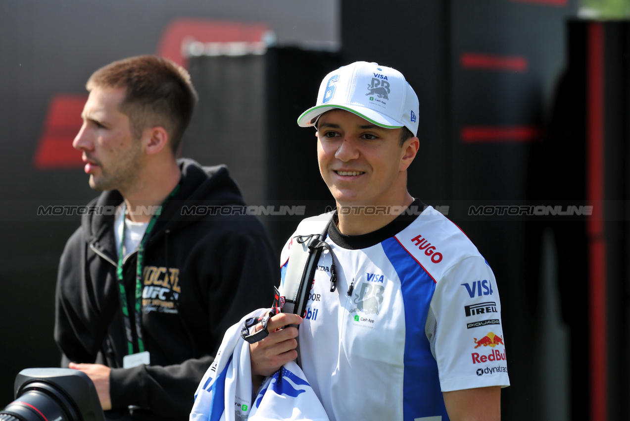 GP CANADA, Isack Hadjar (FRA) Racing Bulls.

14.06.2025. Formula 1 World Championship, Rd 10, Canadian Grand Prix, Montreal, Canada, Qualifiche Day.

 - www.xpbimages.com, EMail: requests@xpbimages.com © Copyright: Rew / XPB Images