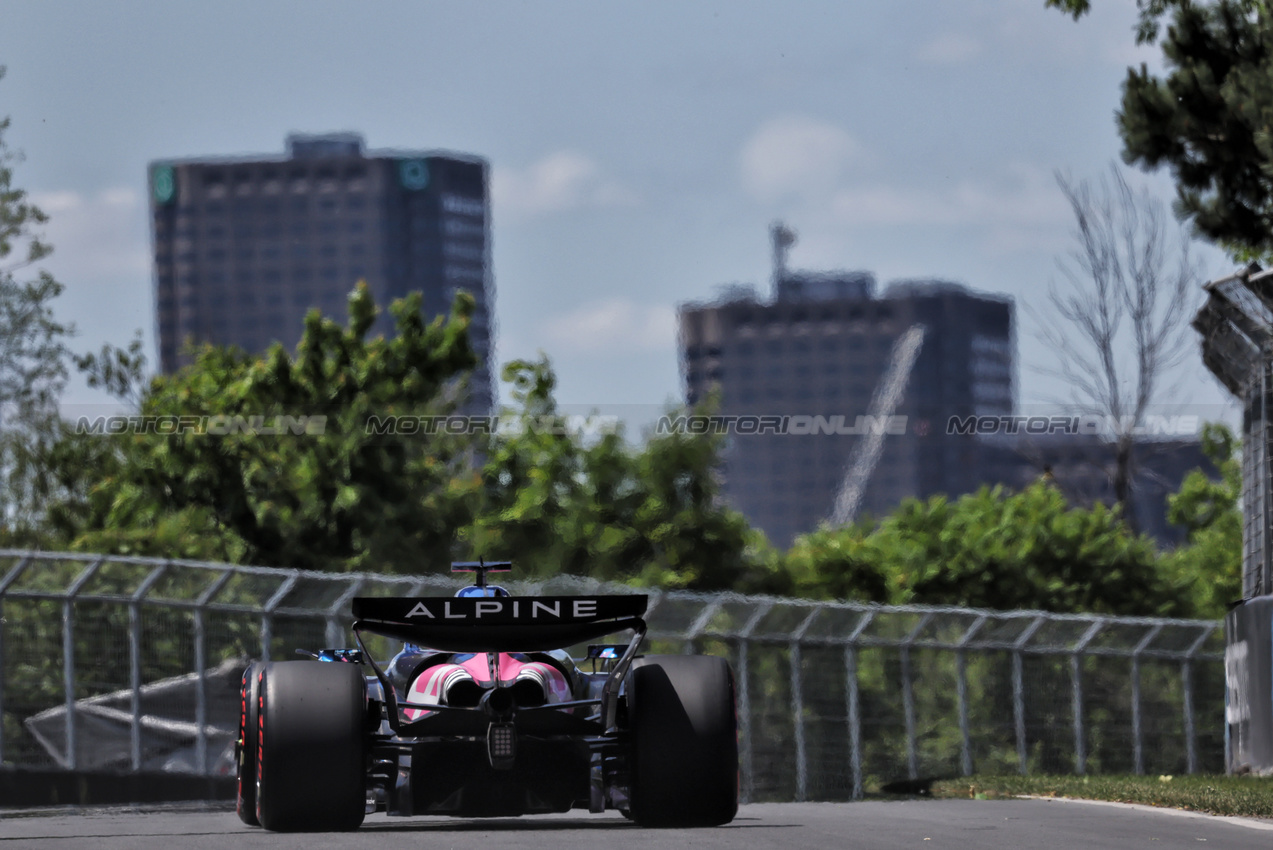 GP CANADA, Pierre Gasly (FRA) Alpine F1 Team A525.

14.06.2025. Formula 1 World Championship, Rd 10, Canadian Grand Prix, Montreal, Canada, Qualifiche Day.

 - www.xpbimages.com, EMail: requests@xpbimages.com © Copyright: Rew / XPB Images
