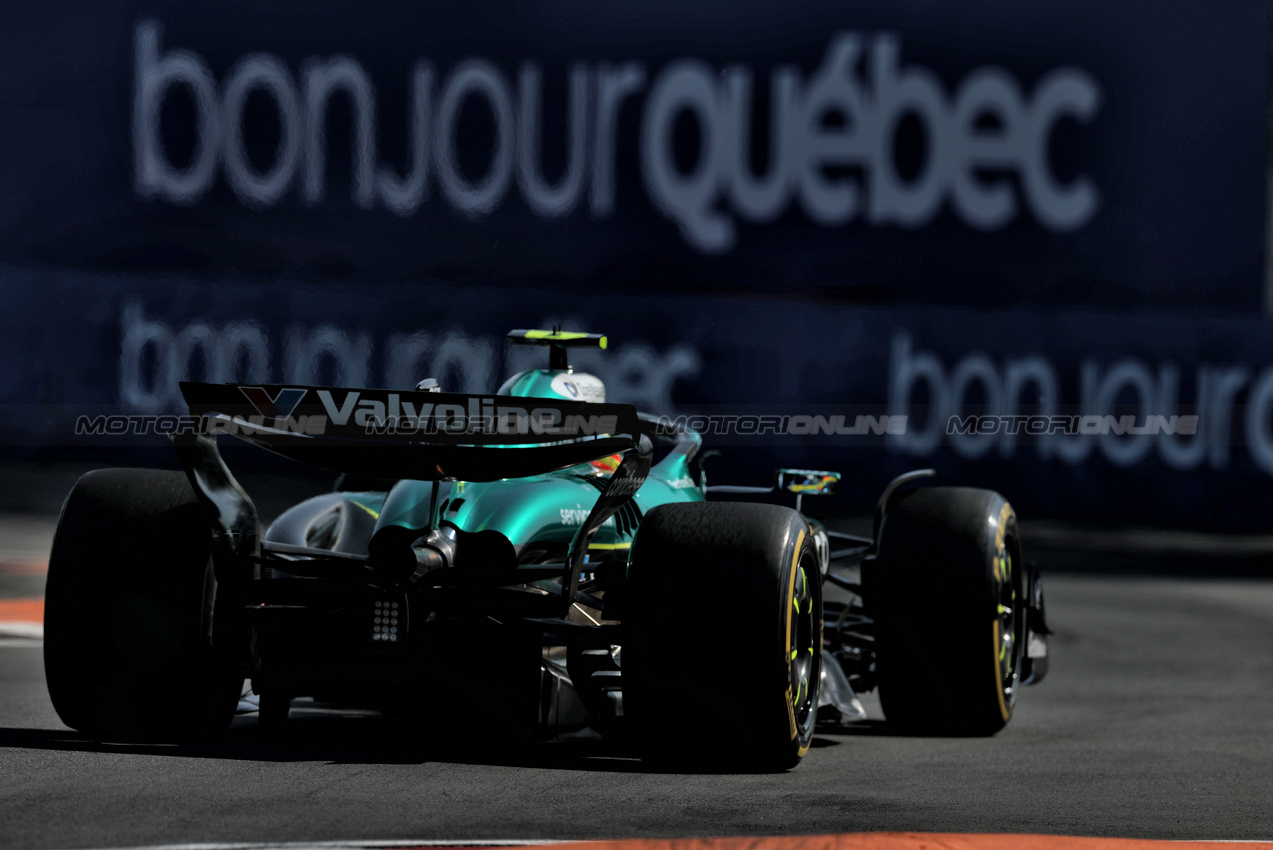 GP CANADA, Fernando Alonso (ESP) Aston Martin F1 Team AMR25.

14.06.2025. Formula 1 World Championship, Rd 10, Canadian Grand Prix, Montreal, Canada, Qualifiche Day.

- www.xpbimages.com, EMail: requests@xpbimages.com © Copyright: Charniaux / XPB Images