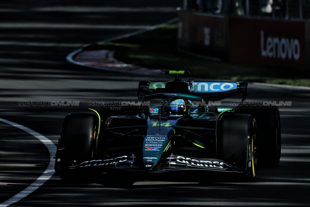 GP CANADA, Fernando Alonso (ESP) Aston Martin F1 Team AMR25.

14.06.2025. Formula 1 World Championship, Rd 10, Canadian Grand Prix, Montreal, Canada, Qualifiche Day.

 - www.xpbimages.com, EMail: requests@xpbimages.com © Copyright: Rew / XPB Images