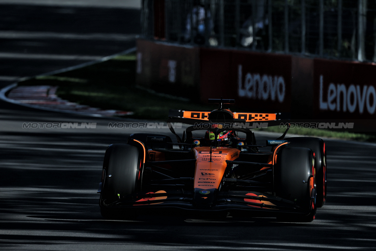 GP CANADA, Oscar Piastri (AUS) McLaren MCL39.

14.06.2025. Formula 1 World Championship, Rd 10, Canadian Grand Prix, Montreal, Canada, Qualifiche Day.

 - www.xpbimages.com, EMail: requests@xpbimages.com © Copyright: Rew / XPB Images