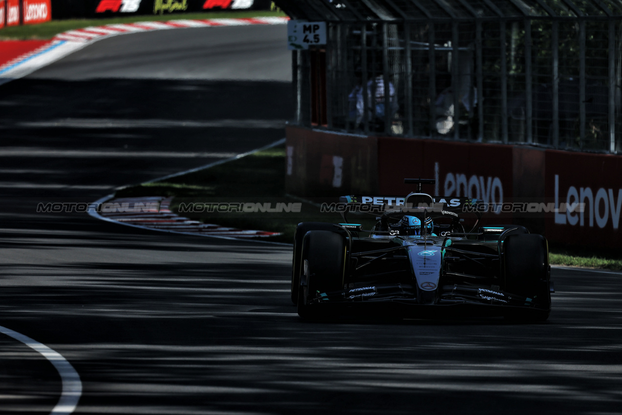 GP CANADA, George Russell (GBR) Mercedes AMG F1 W16.

14.06.2025. Formula 1 World Championship, Rd 10, Canadian Grand Prix, Montreal, Canada, Qualifiche Day.

 - www.xpbimages.com, EMail: requests@xpbimages.com © Copyright: Rew / XPB Images
