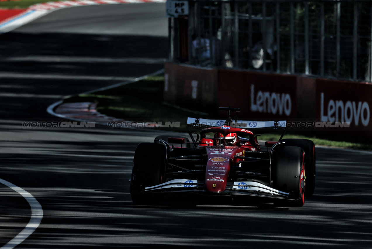 GP CANADA, Charles Leclerc (MON) Ferrari SF-25.

14.06.2025. Formula 1 World Championship, Rd 10, Canadian Grand Prix, Montreal, Canada, Qualifiche Day.

 - www.xpbimages.com, EMail: requests@xpbimages.com © Copyright: Rew / XPB Images
