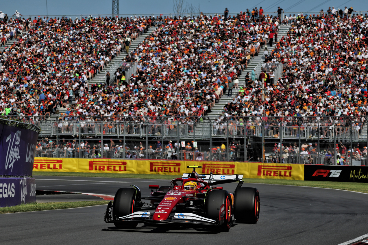 GP CANADA, Lewis Hamilton (GBR) Ferrari SF-25.

14.06.2025. Formula 1 World Championship, Rd 10, Canadian Grand Prix, Montreal, Canada, Qualifiche Day.

 - www.xpbimages.com, EMail: requests@xpbimages.com © Copyright: Rew / XPB Images