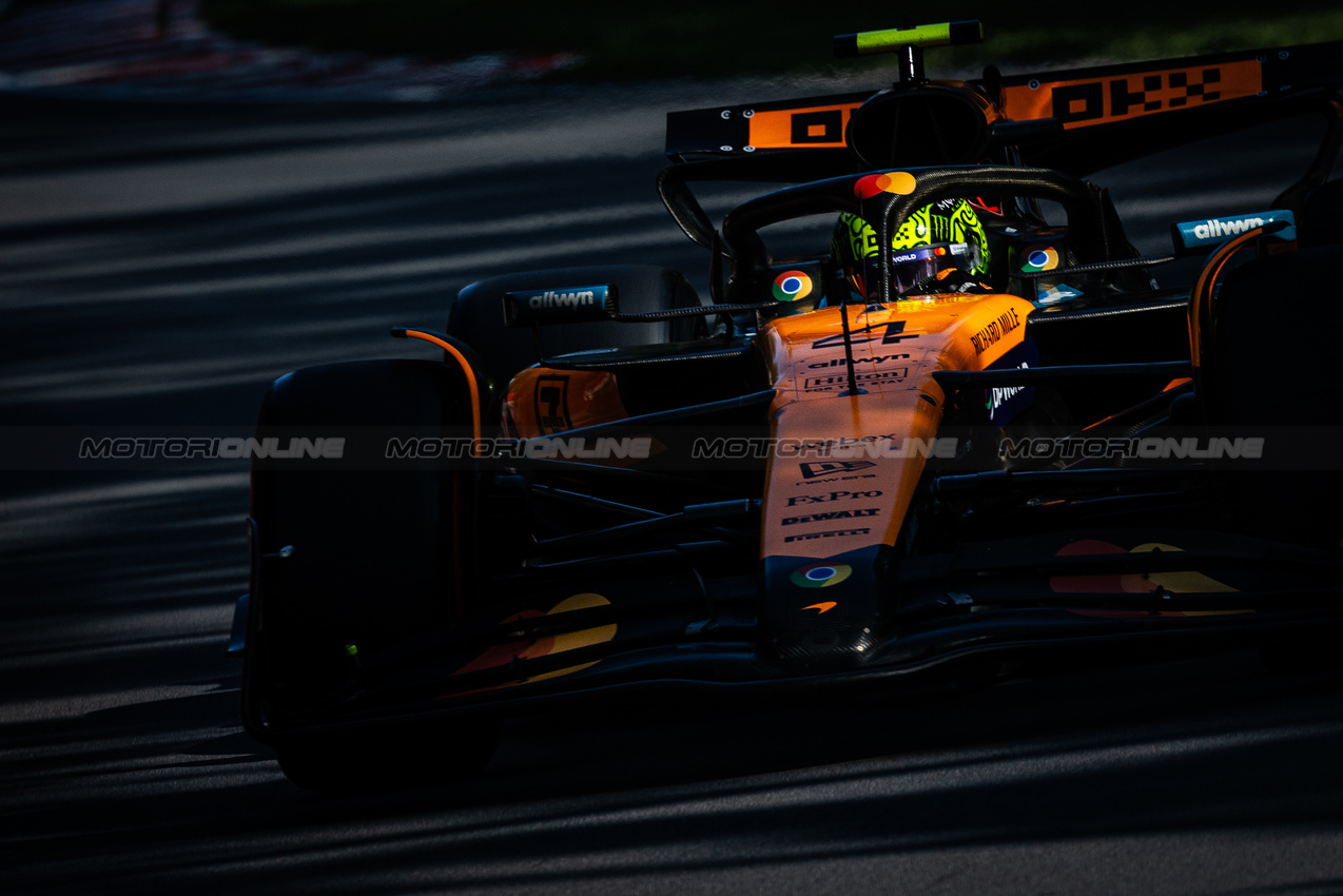 GP CANADA, Lando Norris (GBR) McLaren MCL39.

14.06.2025. Formula 1 World Championship, Rd 10, Canadian Grand Prix, Montreal, Canada, Qualifiche Day.

 - www.xpbimages.com, EMail: requests@xpbimages.com © Copyright: Rew / XPB Images